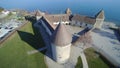 Aerial view of the Rolle castle