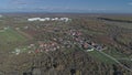 Sisak Romani village aerial