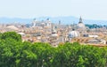 Aerial view of Rome Royalty Free Stock Photo