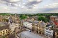 Aerial View of Roofs in Oxford City England Royalty Free Stock Photo