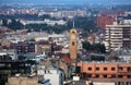 Aerial view of the rooftops of downtown of Zagreb Royalty Free Stock Photo