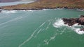 Aerial view of the Rosguil Pensinsula by Doagh - Donegal, Ireland