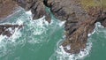 Aerial view of the Rosguil Pensinsula by Doagh - Donegal, Ireland