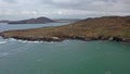 Aerial view of the Rosguil Pensinsula by Doagh - Donegal, Ireland