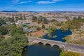 Aerial view of Ross bridge in Australia Royalty Free Stock Photo