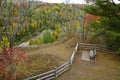 Aerial view of the Rouge National Urban Park in autumn Royalty Free Stock Photo