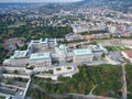 Aerial view of Royal Palace in Budapest Royalty Free Stock Photo