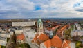 Aerial view of the Ruda Slaska city center