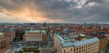 Aerial view of the Rudolfinum Prague, a beautiful neo-renaissance building
