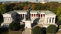 Ruhmeshalle and Bavaria Monument Statue at Oktoberfest Theresienwiese