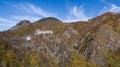 Ruined Poenari fortress, Romania Royalty Free Stock Photo