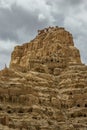 Aerial view of ruins Guge Dynasty in Zada