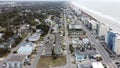 Aerial view of S Ocean Blvd, Myrtle Beach, South Carolina