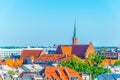 Aerial view of saint adalbert church in Wroclaw, Poland...IMAGE