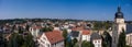 Aerial view of saint annen church goessnitz thuringia germany