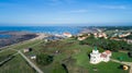 Aerial photo of Saint Gildas port in Prefailles