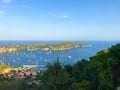 Aerial view of Saint Jean Cap Ferrat, France Royalty Free Stock Photo