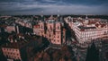 St Nicholas Church and Staromestske namesti in Prague, Czechia