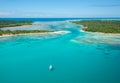 Aerial view of Sainte Marie island, Madagascar