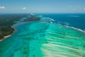 Aerial view of Sainte Marie island, Madagascar