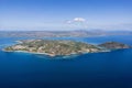 Aerial view of Sakatia island, near to Nosy be island,Madagaskar