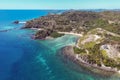 Aerial view of Sakatia island, near to Nosy be island,Madagaskar