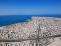 Aerial View Of Salmiya Kuwait On A Beautiful Summer Day Royalty Free Stock Photo