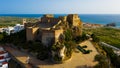 Aerial view of Salobrena town on the Costa Tropical in Granada