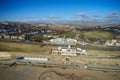 Aerial view of the Saltdean art deco Lido and the WhiteCliffs Saltdean Cafe