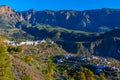 Aerial view of San Bartolome de Tirajana village at Gran Canaria, Canary Islands, Spain