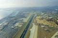 Aerial view of San Diego airport