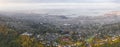 Aerial View of San Francisco Bay Area Royalty Free Stock Photo