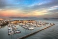 San Francisco boat harbor. Royalty Free Stock Photo