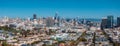 Aerial view of the San Francisco downtown. Royalty Free Stock Photo