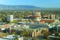 San Jose city aerial view, California, USA