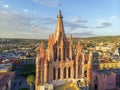 Aerial view of San Miguel de Allende in Guanajuato, Mexico Royalty Free Stock Photo