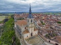 Aerial view of San Pedro church Lerma Spain Royalty Free Stock Photo