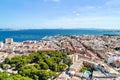 Aerial view San Pedro del Pinatar townscape. Spain Royalty Free Stock Photo