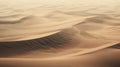 Aerial View Of Sand Dunes In Flat Duotone Color Scheme