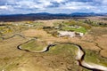 Aerial view of the Sandfield area between Ardara and Portnoo in Donegal - Ireland.