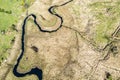 Aerial view of the Sandfield area between Ardara and Portnoo in Donegal - Ireland.