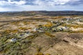 Aerial view of the Sandfield area between Ardara and Portnoo in Donegal - Ireland.