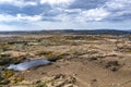 Aerial view of the Sandfield area between Ardara and Portnoo in Donegal - Ireland.