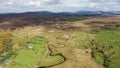 Aerial view of the Sandfield area between Ardara and Portnoo in Donegal - Ireland.