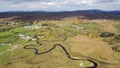 Aerial view of the Sandfield area between Ardara and Portnoo in Donegal - Ireland.