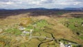 Aerial view of the Sandfield area between Ardara and Portnoo in Donegal - Ireland.