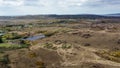 Aerial view of the Sandfield area between Ardara and Portnoo in Donegal - Ireland.