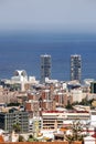 Aerial view of Santa Cruz de Tenerife Royalty Free Stock Photo