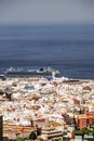 Aerial view of Santa Cruz de Tenerife Royalty Free Stock Photo