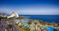 Aerial view of Santa Cruz de Tenerife, Spain Royalty Free Stock Photo